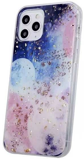 "Gold Glam Silicone Case Samsung