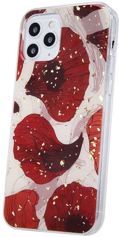 "Gold Glam Poppy Silicone Case