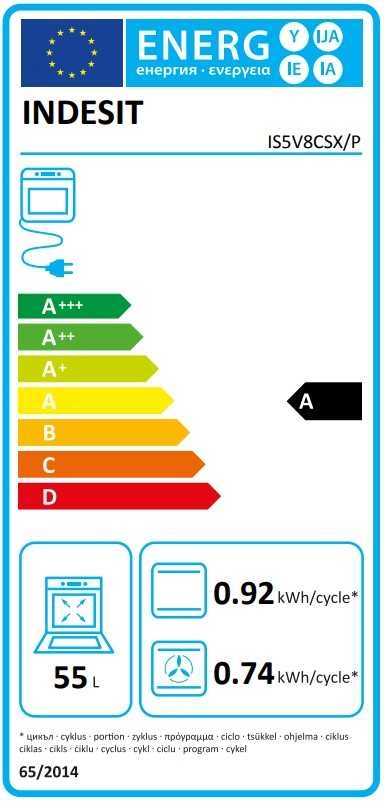 Viryklė INDESIT Cooker  IS5V8CSX/P  Hob type