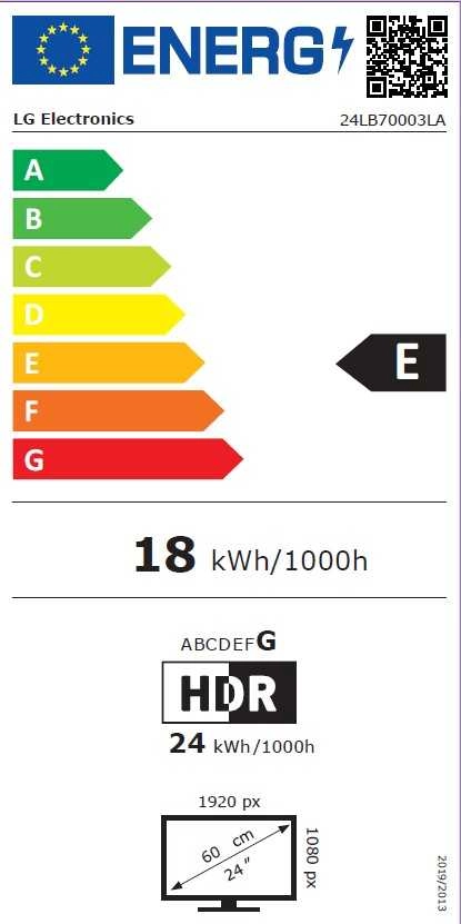 LG LB7000 24" Full HD LED