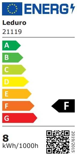 LEDURO LED Bulb E27 G45 8W