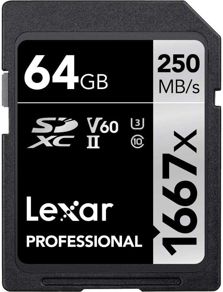 Lexar SDXC 64GB Professional 1667x UHS-II