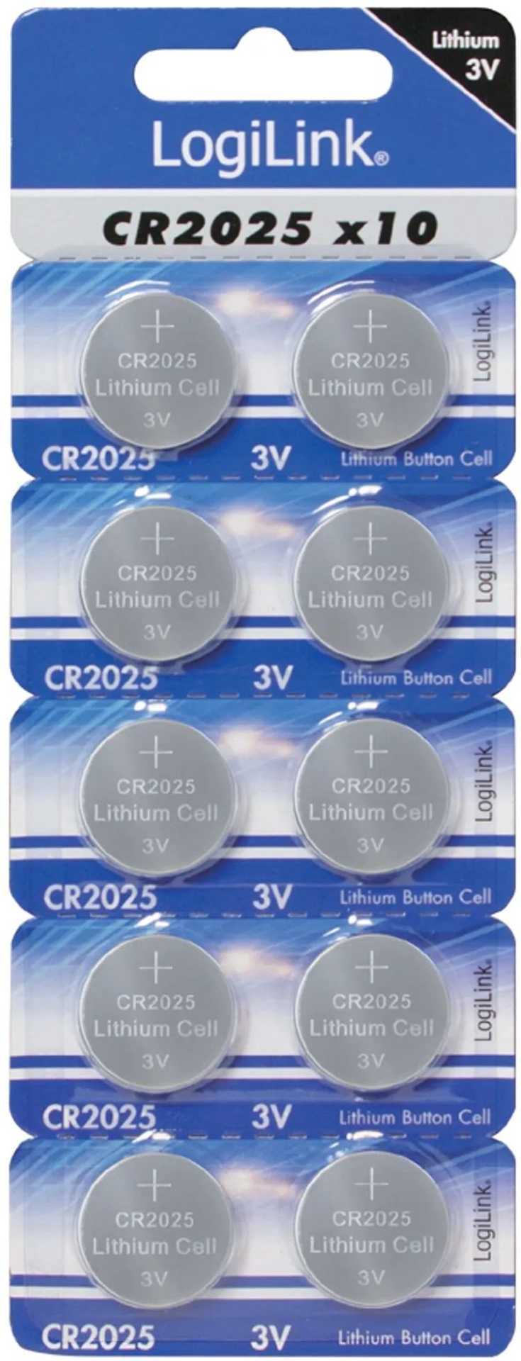 LogiLink CR2025B10 household battery Single-use battery
