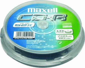 Maxell CD-R 700 MB 52x 10