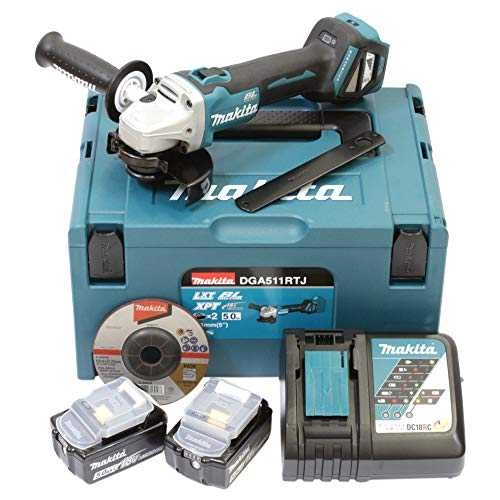 Makita cordless angle DGA511RTJ 18 Volt