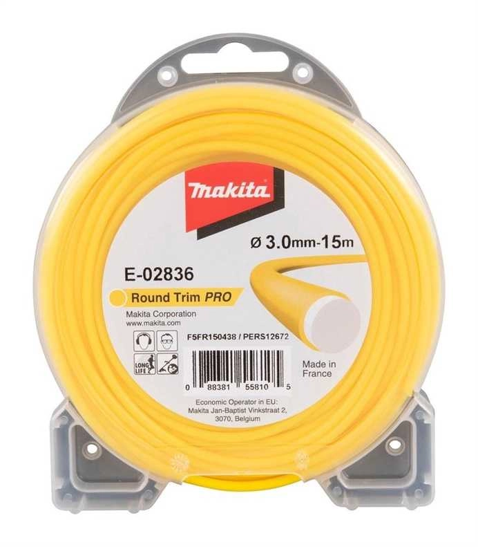 MAKITA ROUND NYLON LINE 3.0mm/15m