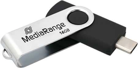MEMORY DRIVE FLASH USB-C 16GB/MR1951 MEDIARANGE