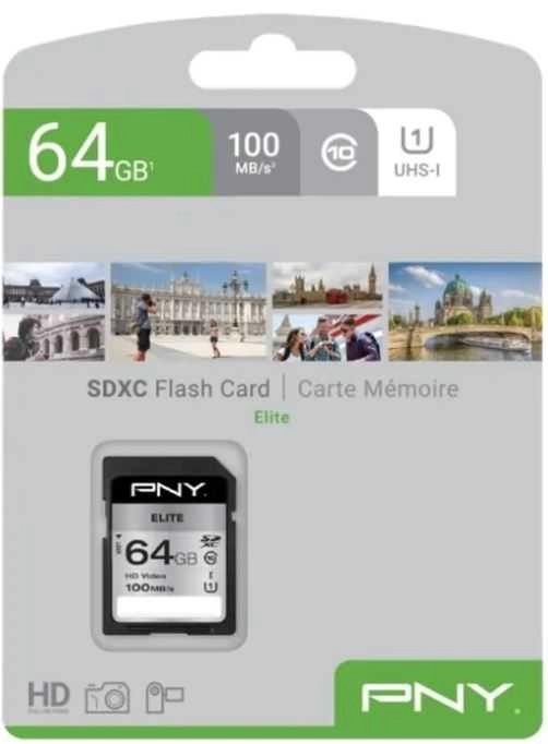 PNY Elite - Flash-Speicherkarte - 64