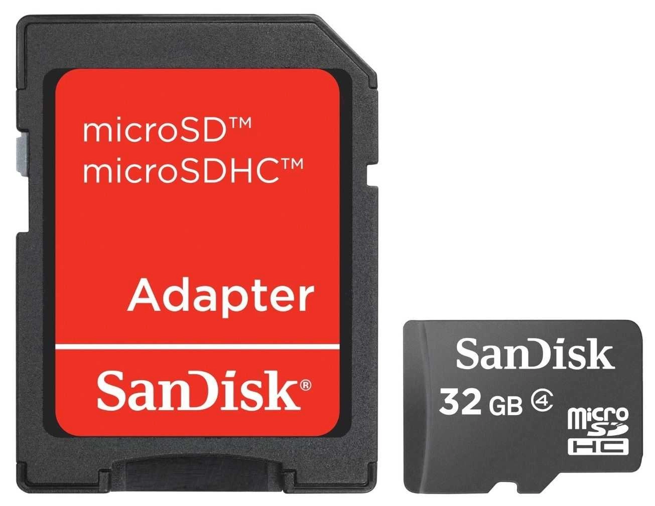 SanDisk microSDHC 32GB SDSDQM-032G-B35A 5055370900585