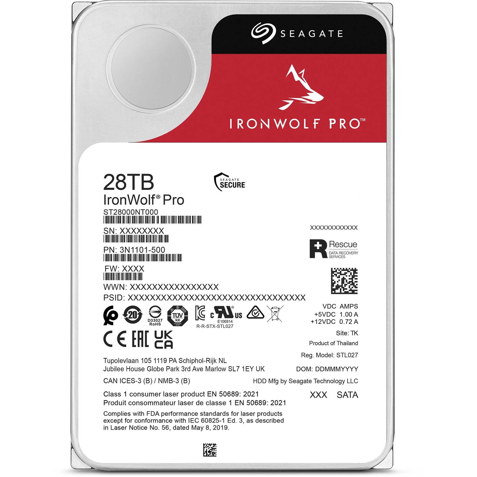 Seagate IronWolf Pro ST28000NT000 internal hard