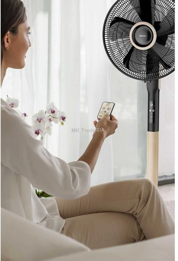Tefal VF5880F0 household fan Beige Black