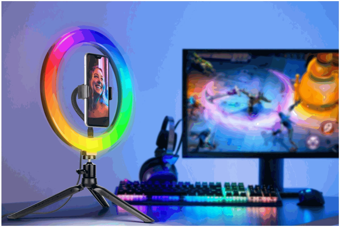 Lampa pierścieniowa Tracer RGB Ring 26cm