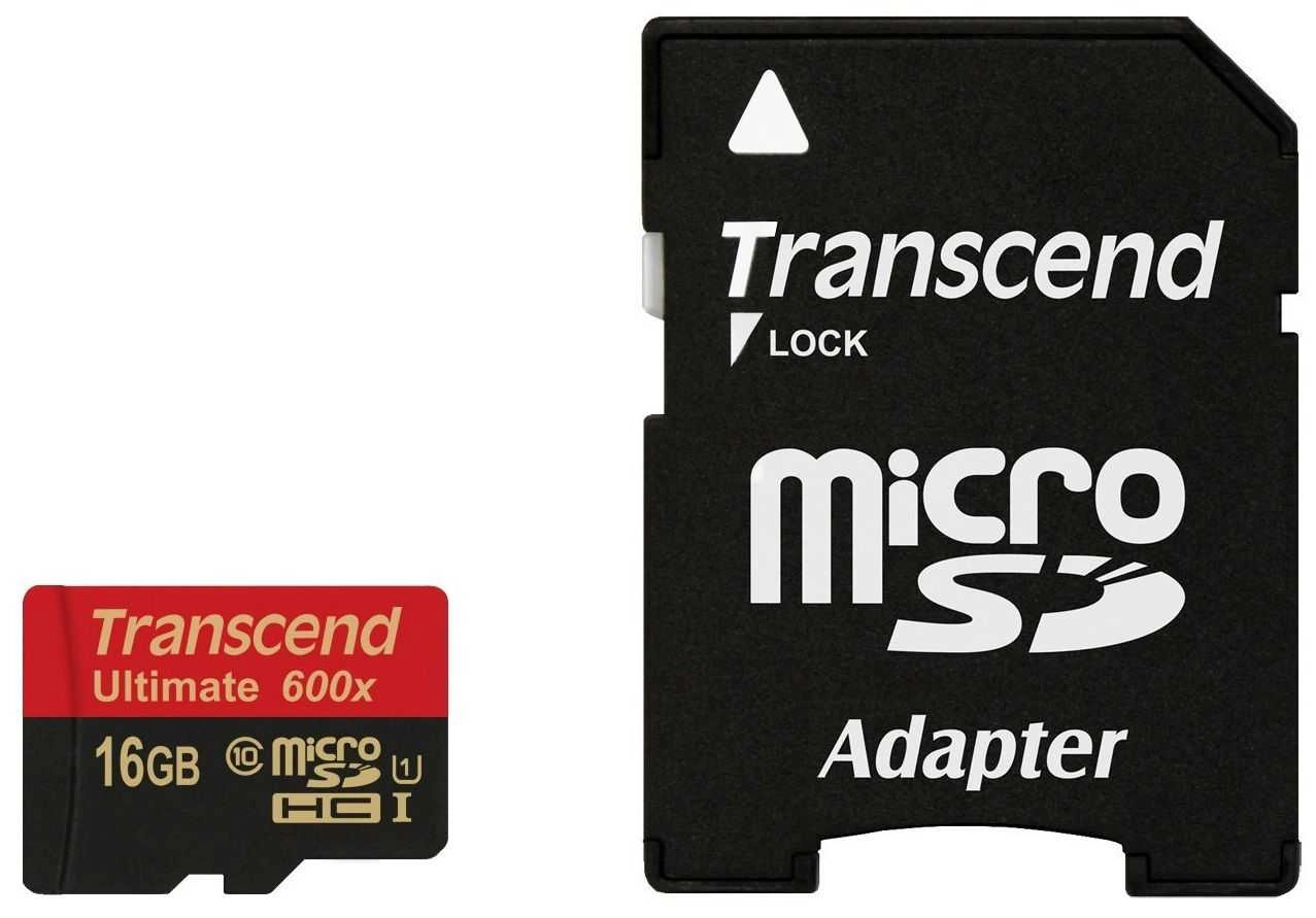 Transcend microSDHC Class 10 UHS-I 600x