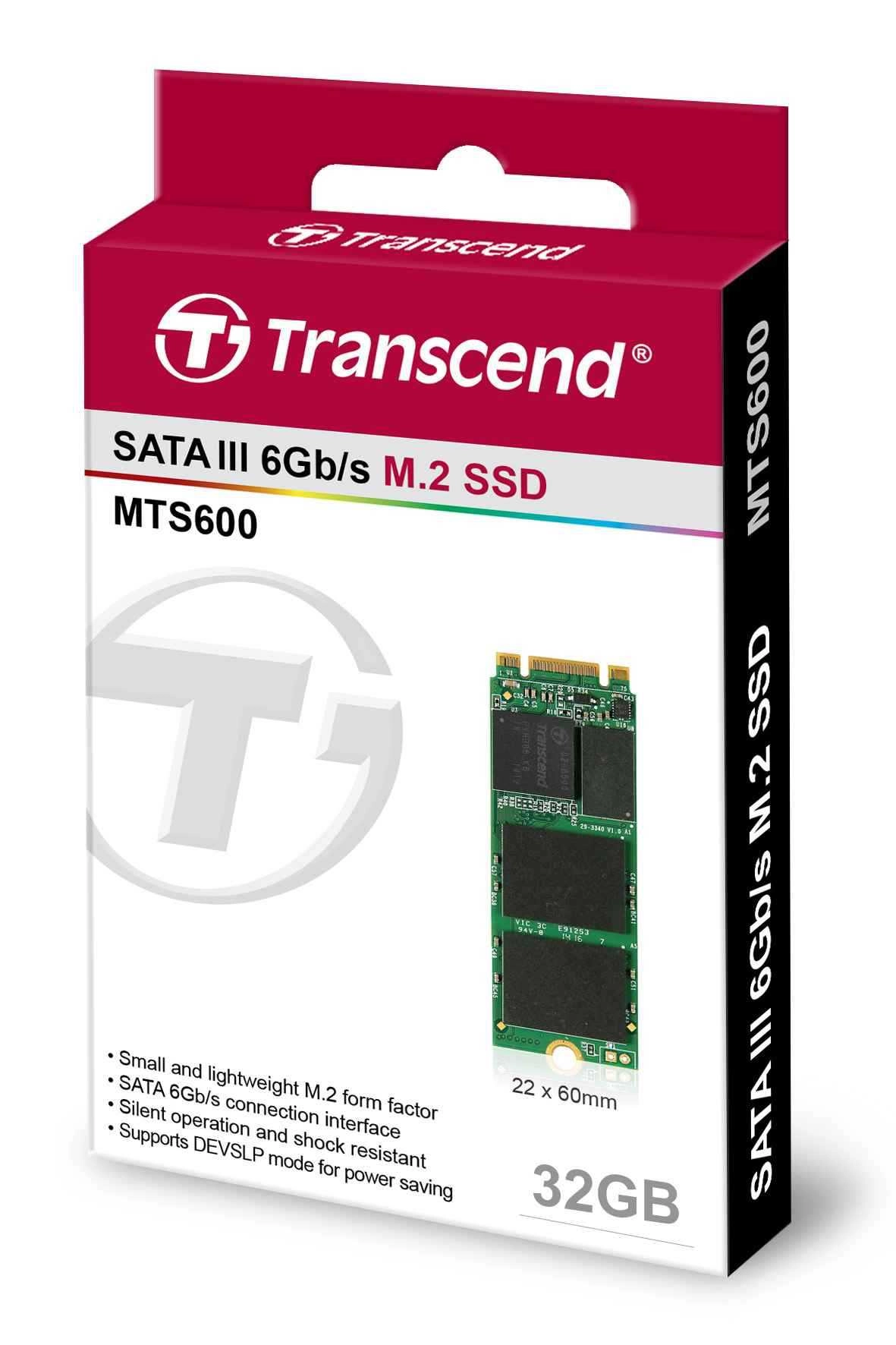 Dysk SSD Transcend MTS600 32GB M