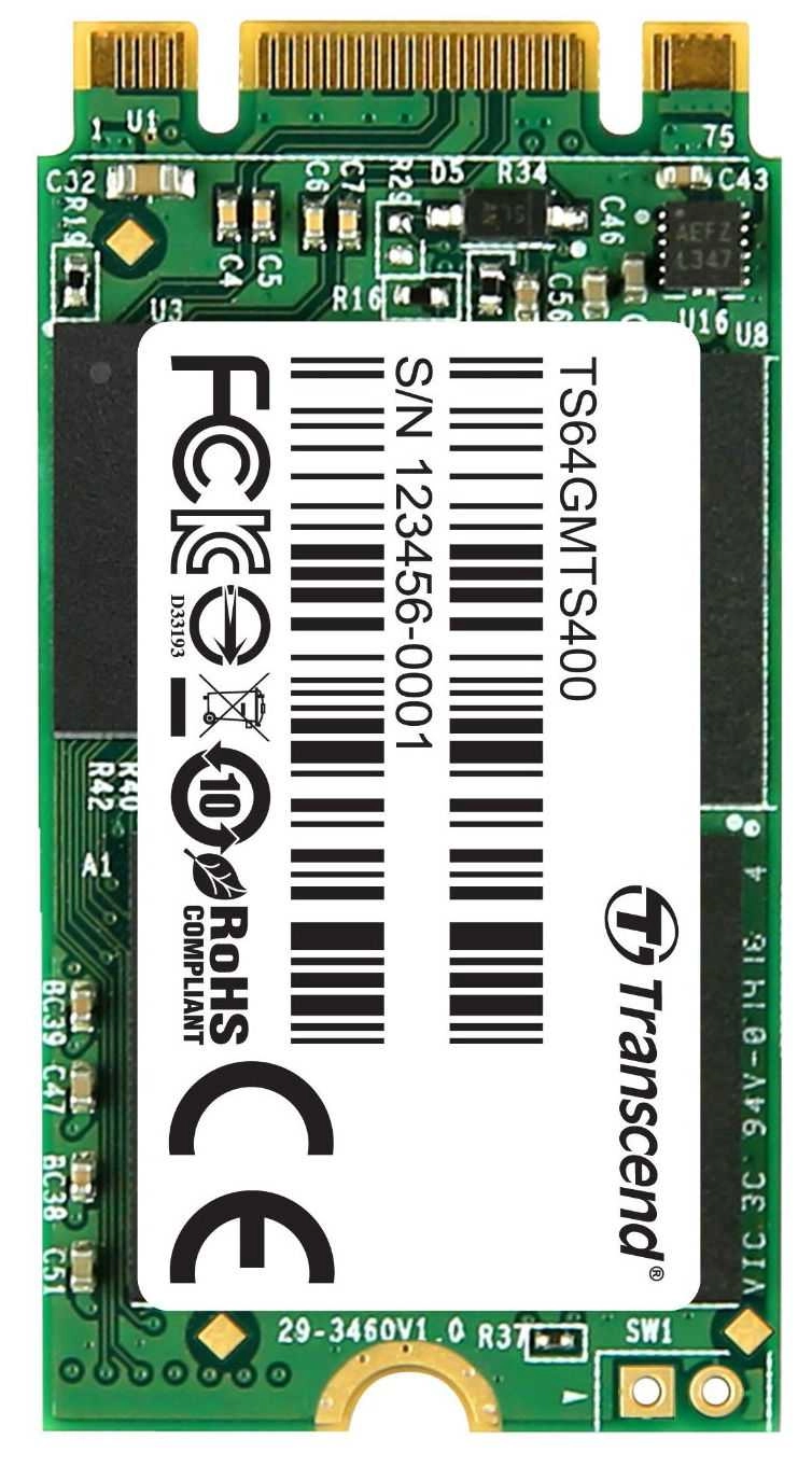 TRANSCEND 64GB M2 2242 SATA MLC