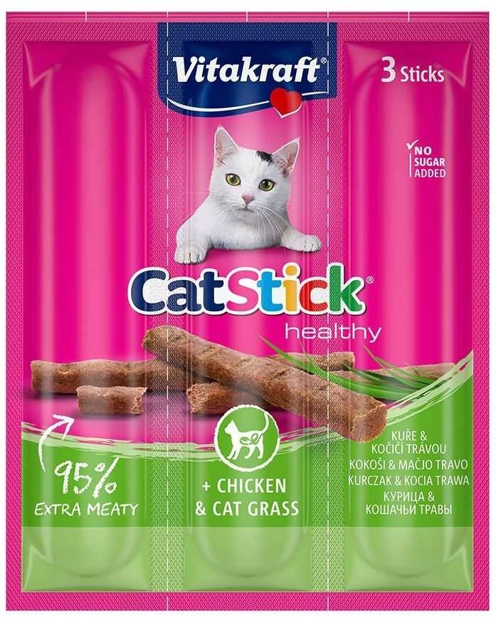 CatStick Healthy Chicken with Grass 3x6g