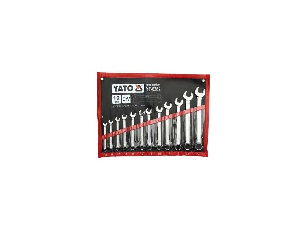 Yato Set of combination wrenches 8-24mm