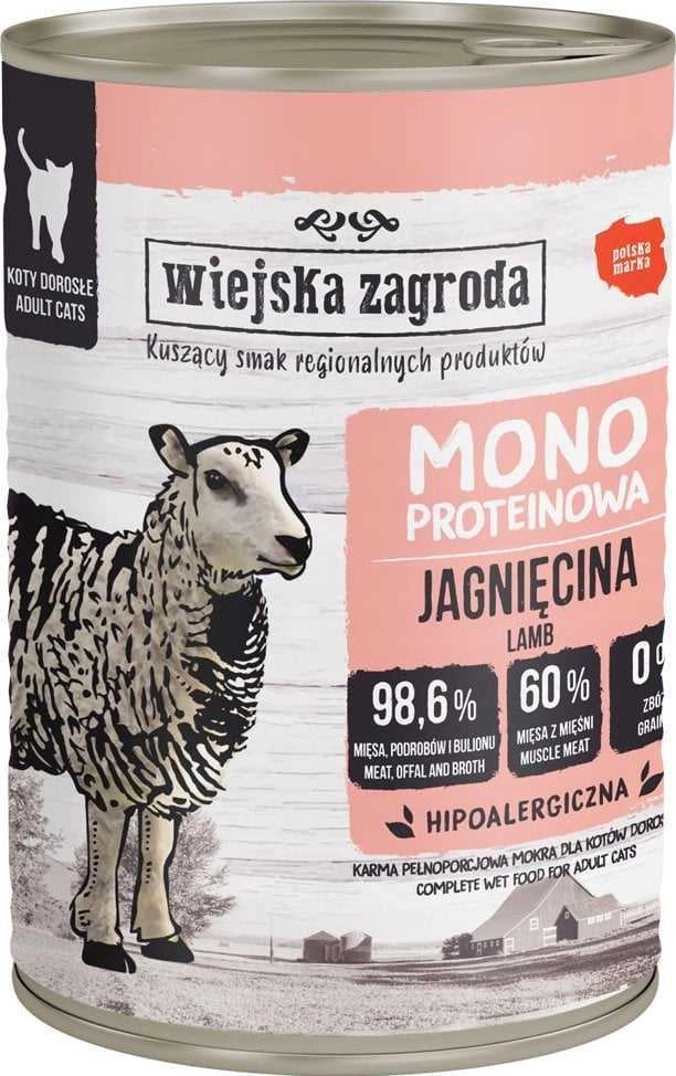 WIEJSKA ZAGRODA Monoprotein Lamb - wet