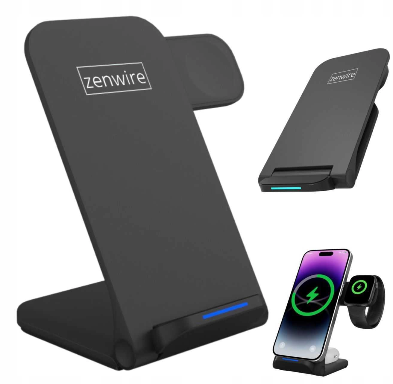 Zenwire Charger Inductive Wireless Charger 3in1