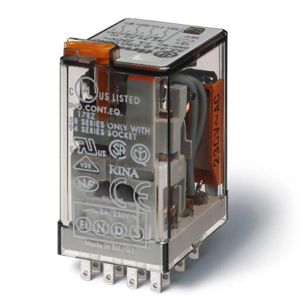 Finder Plug In Power Relay  230V