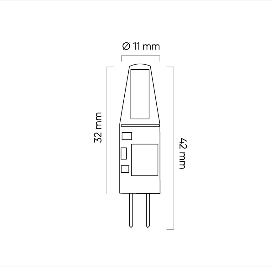 LED spuldze G4 COB 12 V