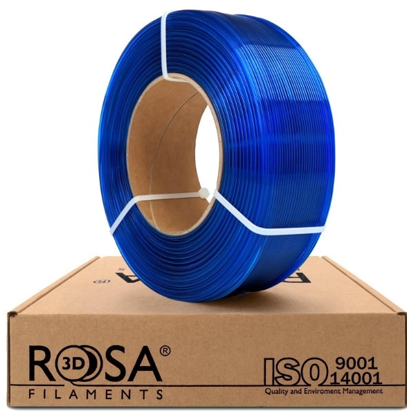 Filament PET-G blue sky transparent 1