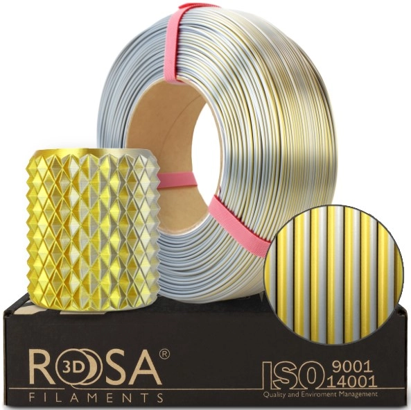 Filaments PLA Silk magic gold silver