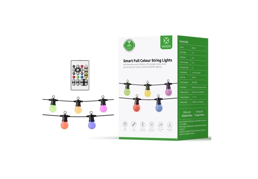 LED virtene  krāsaina RGB+ CCT  Wi-Fi