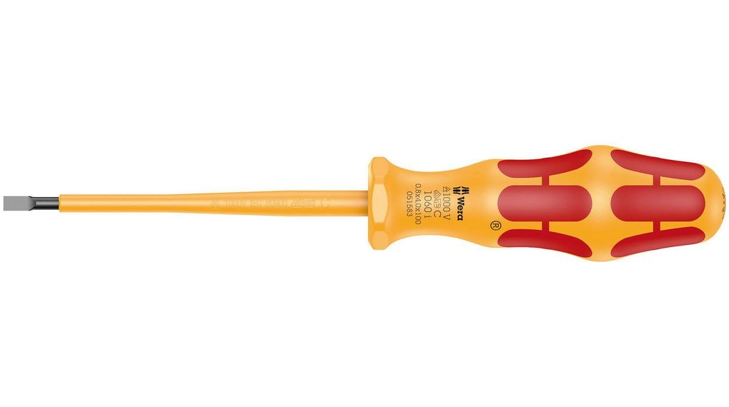 Screwdriver for electricians VDE 1000V 1060i