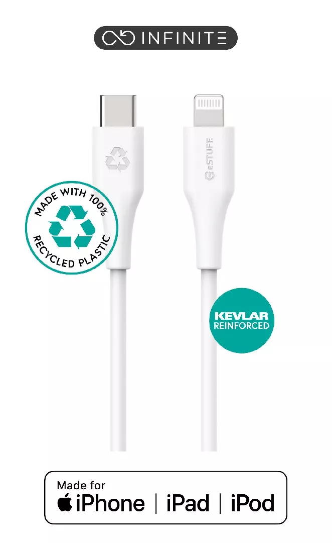 ESTUFF ES602170-BULK lightning cable 1 m