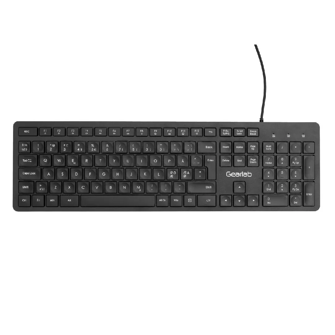 eSTUFF GLB211102 tastatūra Birojs USB QWERTY Ziemeļvalstu Melns