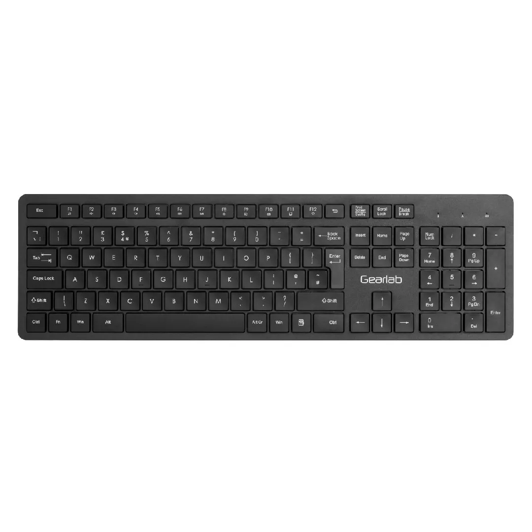 eSTUFF GLB212302 tastatūra Birojs USB QWERTY Britu angļu valoda Melns