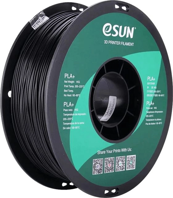 PLA+ 1 75mm BLACK 1kg PLA+P175B1