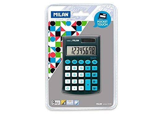 Milan calculator Pocket Touch 150908KBL black
