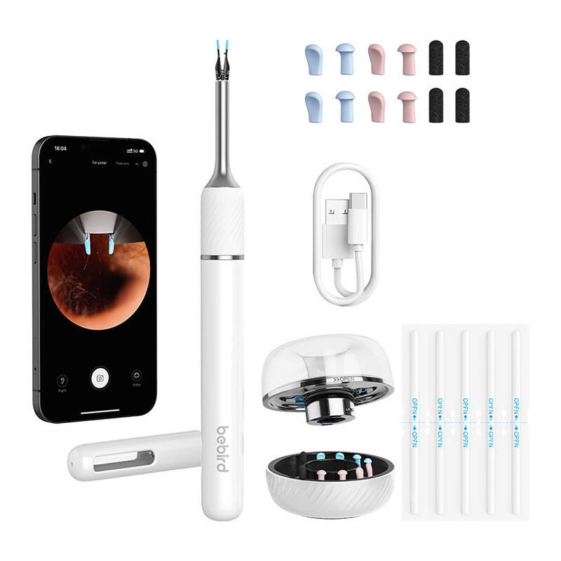 Bebird Note5 Pro White Otoscope with