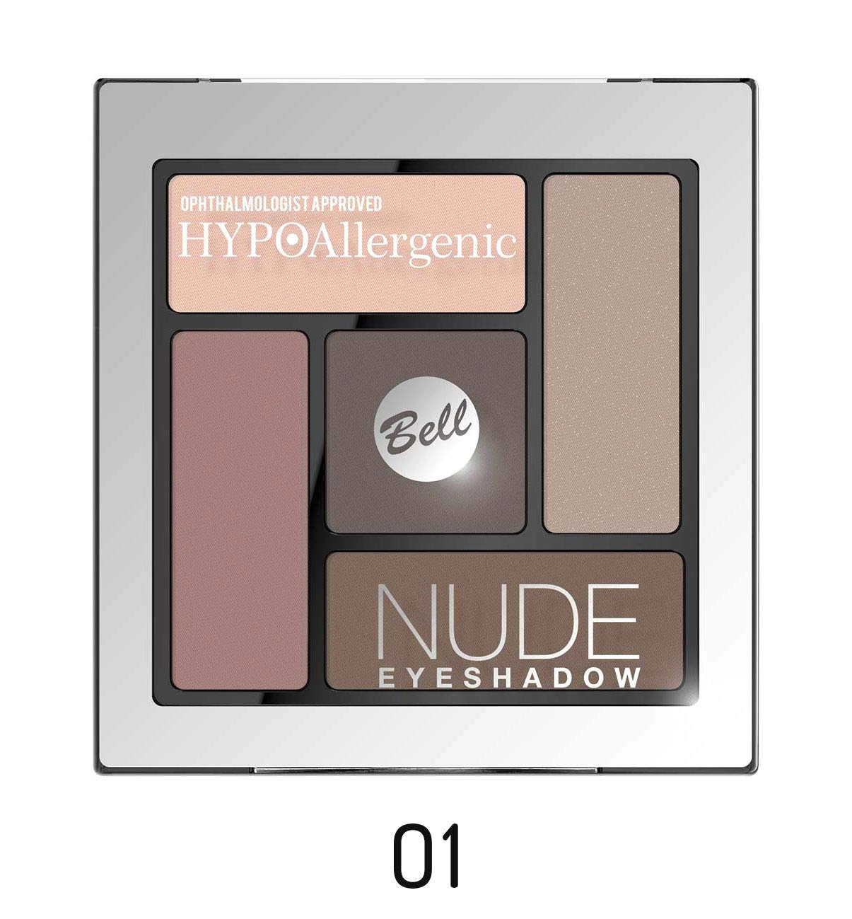 Bell Hypoallergenic Nude eye shadows satin