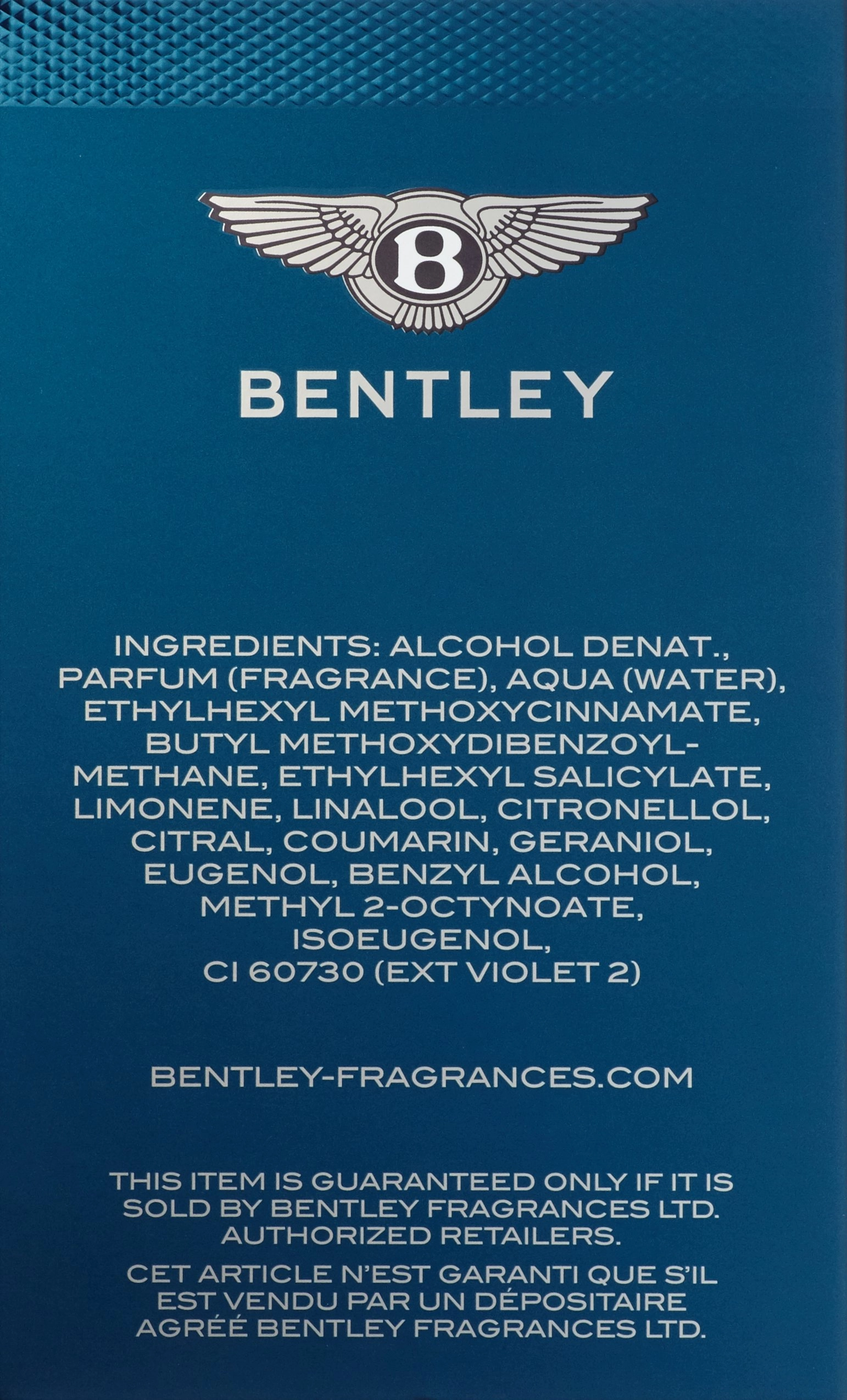 Bentley for Men of Men Azure
