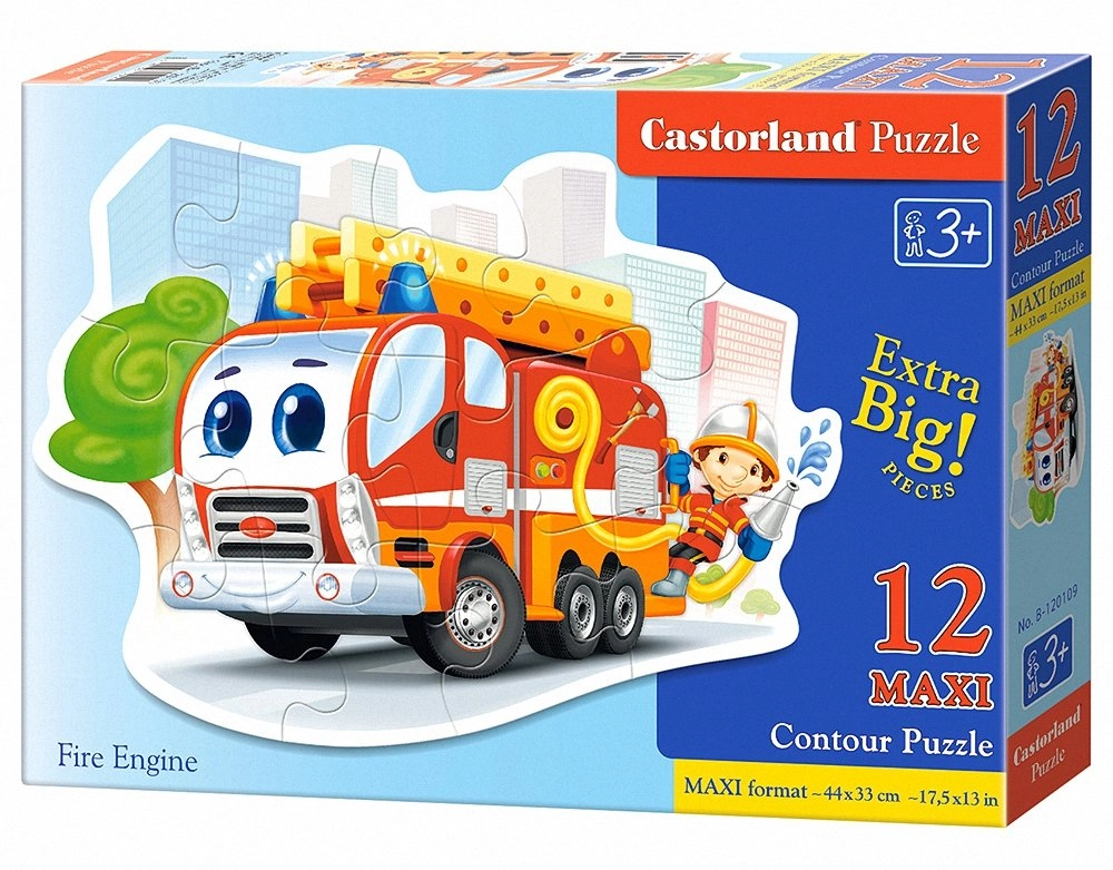 Castorland Fire Engine 12 Maxi pcs