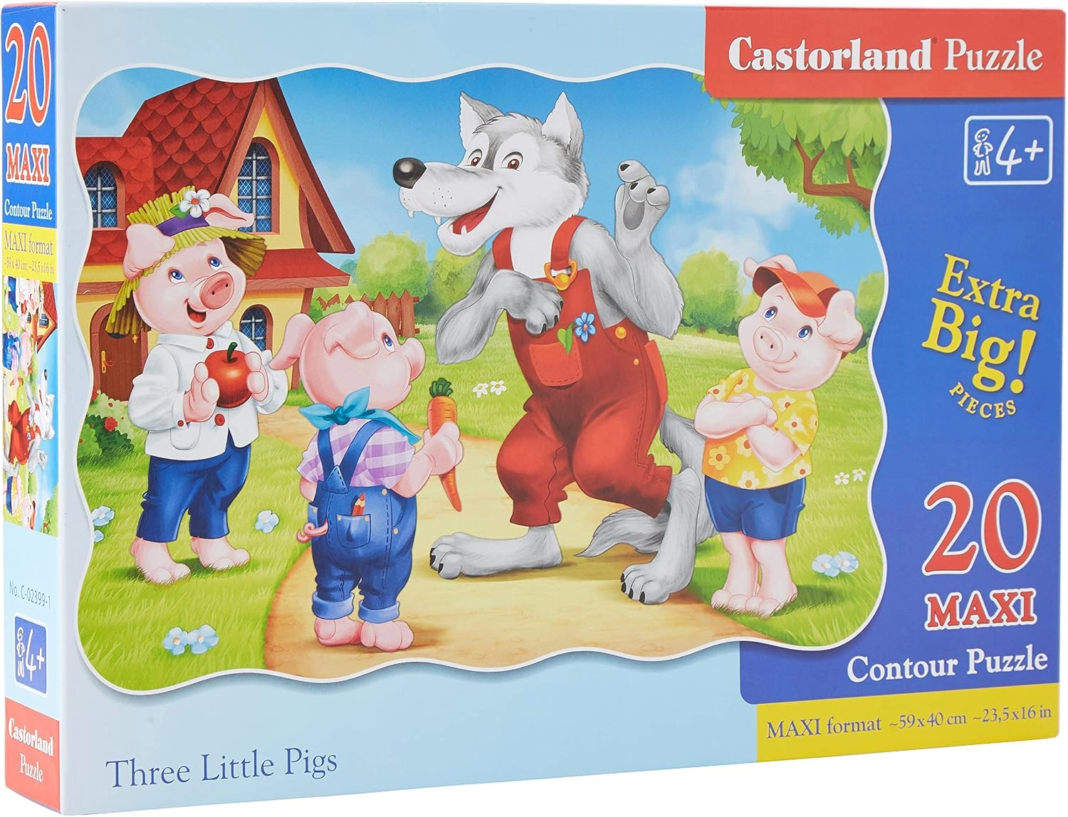 Castorland Puzzle Three Little Pigs 20