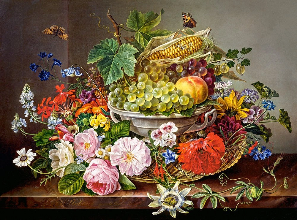 Castorland Still Life with Flowers and