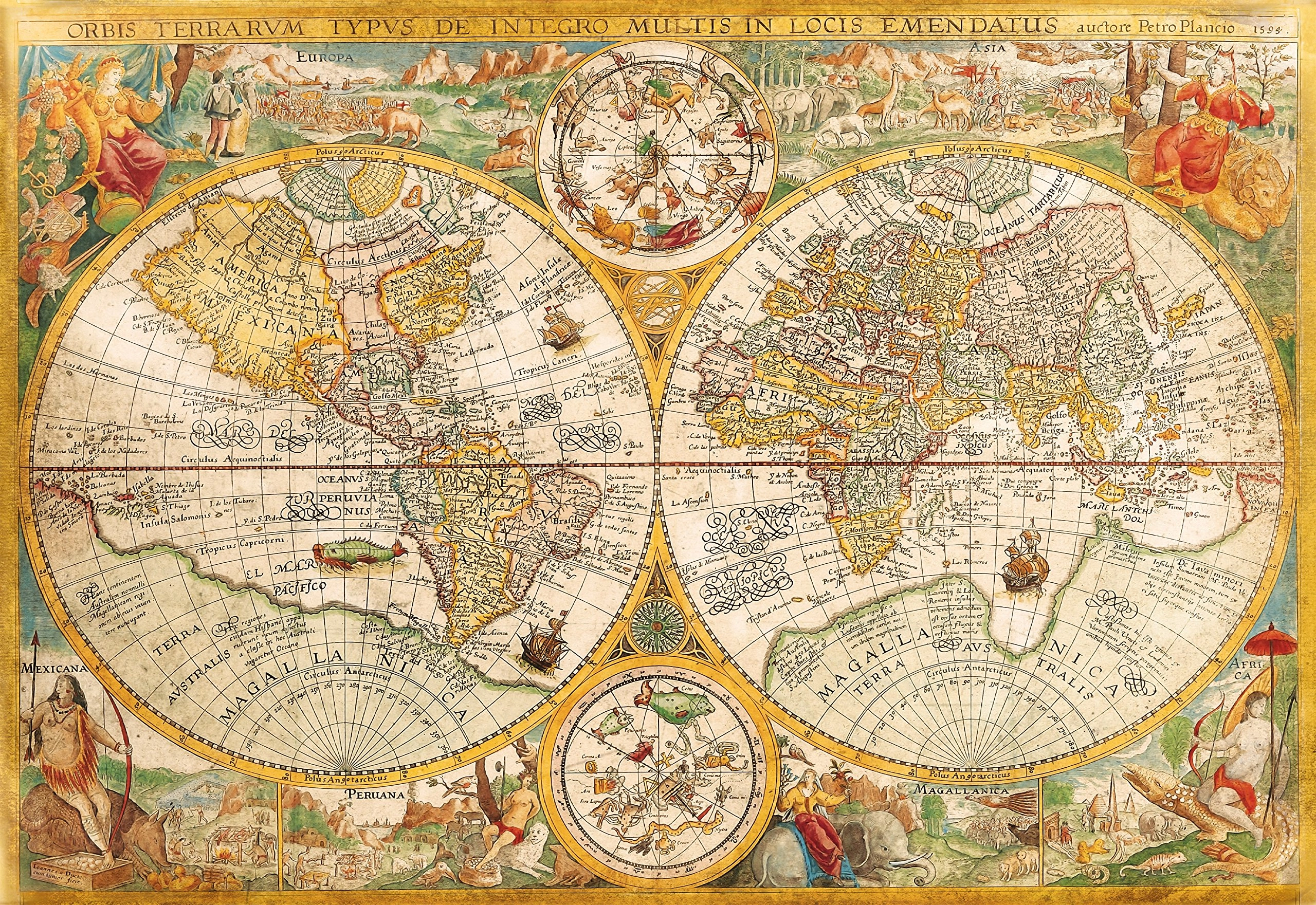 Clementoni 2000 Pieces Ancient Map 8005125325573
