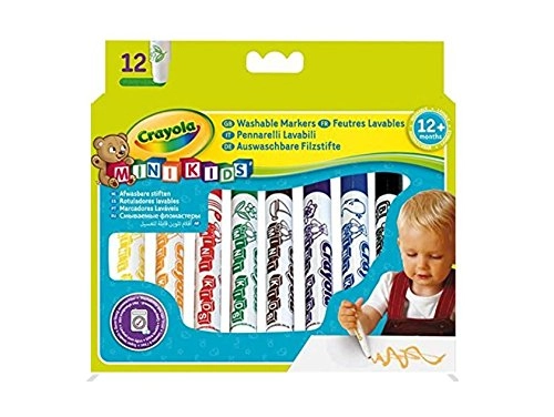 CRAYOLA mini washable markers 12 pcs
