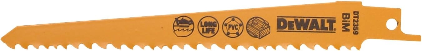 Dewalt BIM reciprocating saw blades 152mm