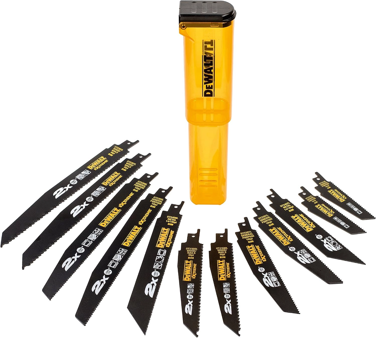 Dewalt EXTREME saw blade set for