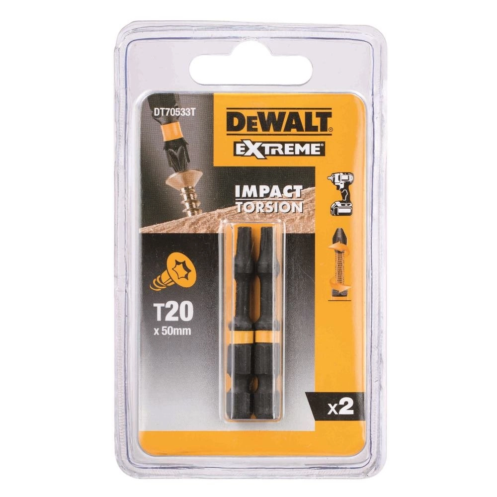 DEWALT IMPACT TIP T20x50 /2 pcs