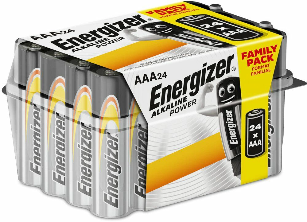 Bater. Energizer Alkaline Power AAA 24vnt