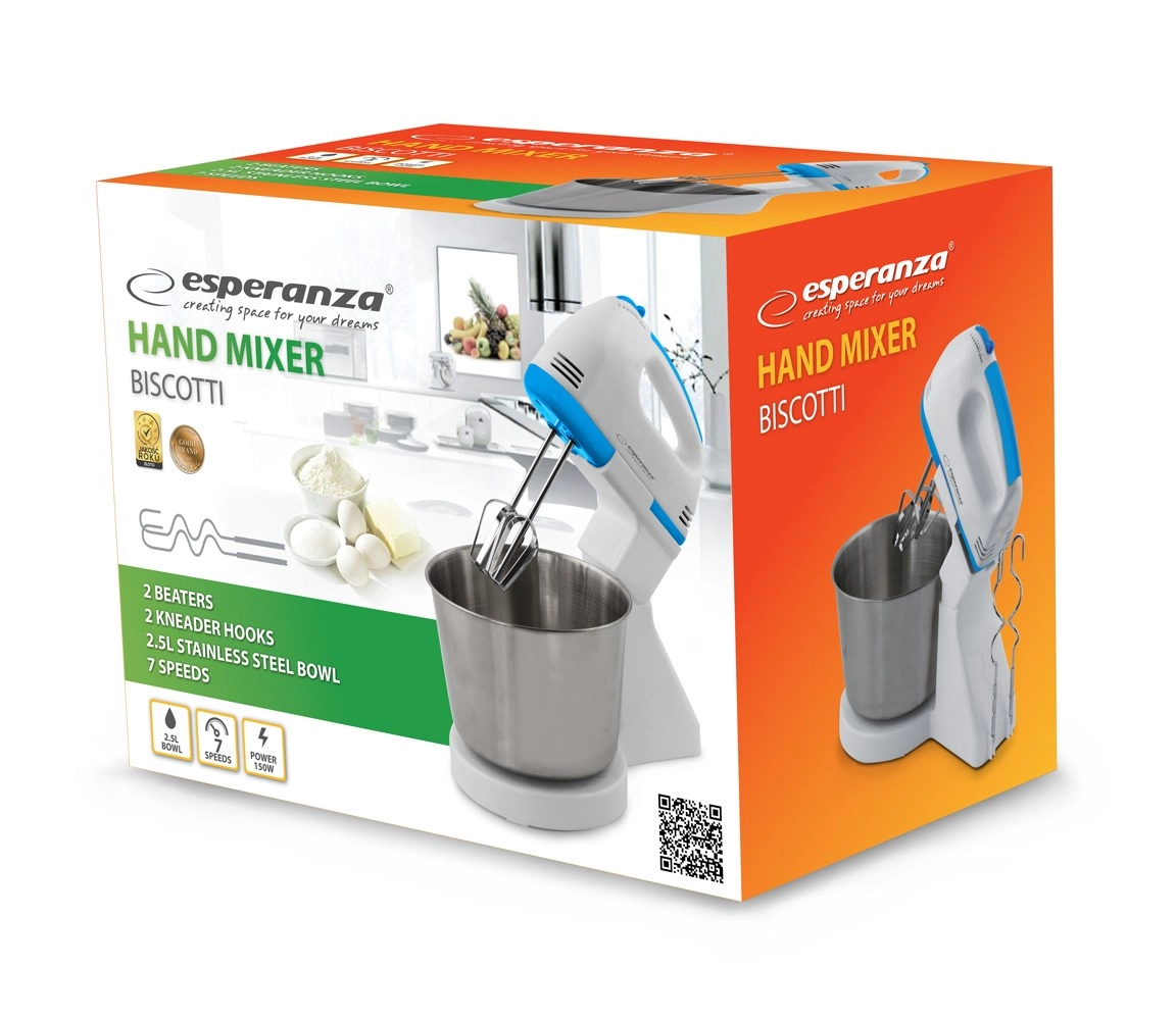Esperanza EKM019WB Mixer with bowl 5901299964217