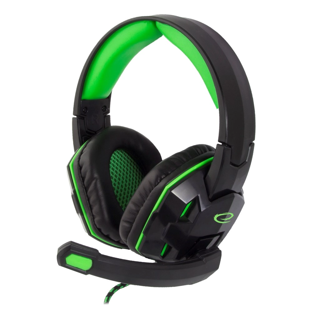 Esperanza EGH380 Head-band Black Green EGH380