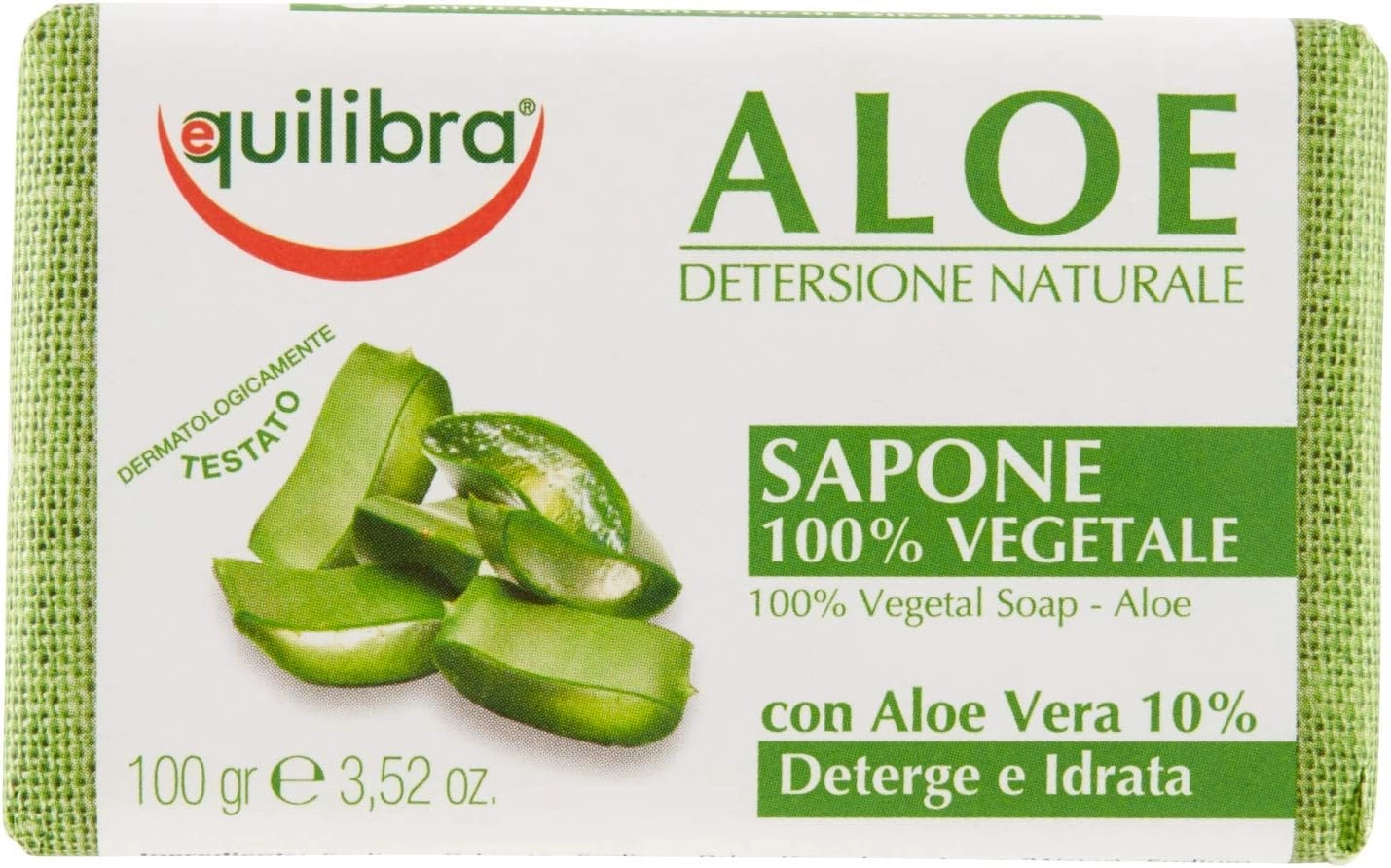 Equilibra Mydło w kostce aloesowe 100g