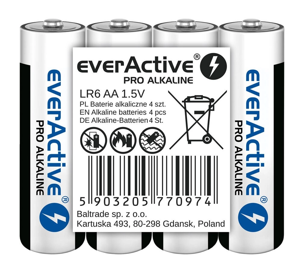 EVERACTIVE BATERIE ALKALICZNE PRO ALKALINE AA